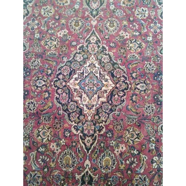 Persian 1950s Vintage Persian Kashan 4'4" X 6'10" For Sale - Image 3 of 8