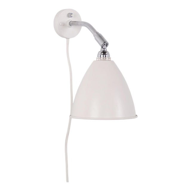 Bestlite Bl7 Wall Lamp in Chrome and White by Robert Dudley Best for Gubi For Sale