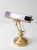 Metal Vintage 1970s Brass Adjustable Banker’s Desk Lamp For Sale - Image 7 of 14