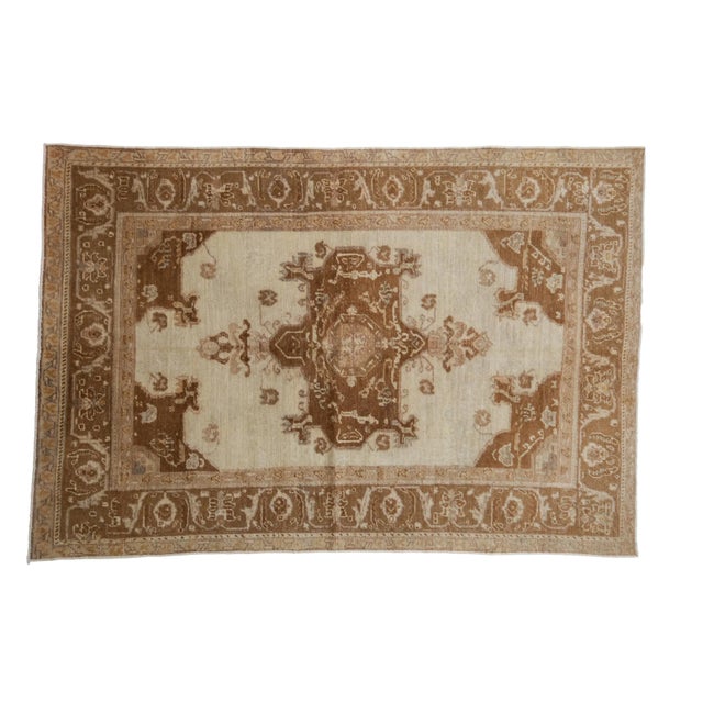 Vintage Distressed Oushak Rug - 4'11" X 7'2" For Sale - Image 13 of 13