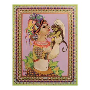 1970 Danish Bjorn Wiinblad Poster - Lady of the South