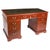 Antique Victorian Crossbanded and Inlaid Flame Mahogany Pedestal Desk, 19th Century For Sale - Image 16 of 16