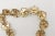 Vintage 1950s Signed Napier Goldtone Flower Link Necklace For Sale In Philadelphia - Image 6 of 11