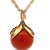 Vintage Italian 18k Rose Gold Mediterranean Coral Sphere Pendant Necklace For Sale In Miami - Image 6 of 12