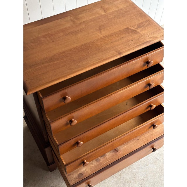 1940s Vintage Chest of Drawers With Hidden Cedar Chest, C. 1940s For Sale - Image 5 of 14