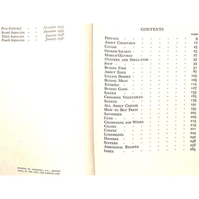 "The Complete Hostess" 1937 Quaglino For Sale - Image 9 of 12