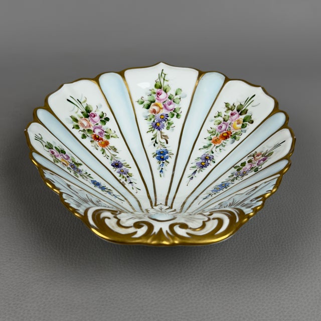 Vintage Limoges Porcelain Centerpiece, 1960 For Sale - Image 4 of 12