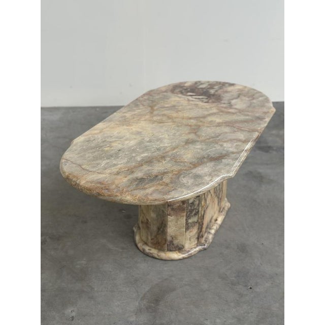 Classic Fior di Pesco Marble Coffee Table, Italy, 1970s For Sale - Image 11 of 13