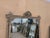 Large Antique French Painted Column Framed Mirror, 1800s For Sale - Image 4 of 8