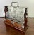 Victorian Victorian Decanter Set in Oak Caddy, Crystal & Metal, England, 19th C. For Sale - Image 3 of 17