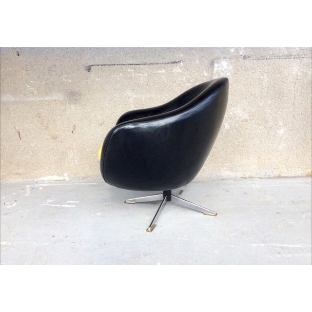 Mid-Century Modern Mid-Century Swivel Lounge Chair, 1960s For Sale - Image 3 of 9