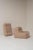 Beige Set of Kashima Lounge Chair and Ottoman by Michel Ducaroy for Ligne Roset, France, 1970s, Set of 2 For Sale - Image 8 of 16