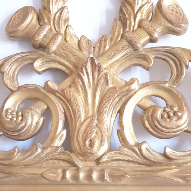 Louis XVI Style Gilt Mirror, 1950 For Sale - Image 9 of 11