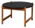 1960s Round 30” Oak Coffee Table For Sale