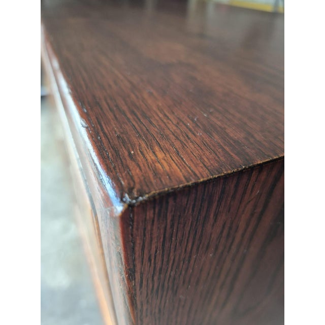 1970s Henredon Artefacts Gentleman’s Chest in Warm Oak Finish For Sale - Image 11 of 16