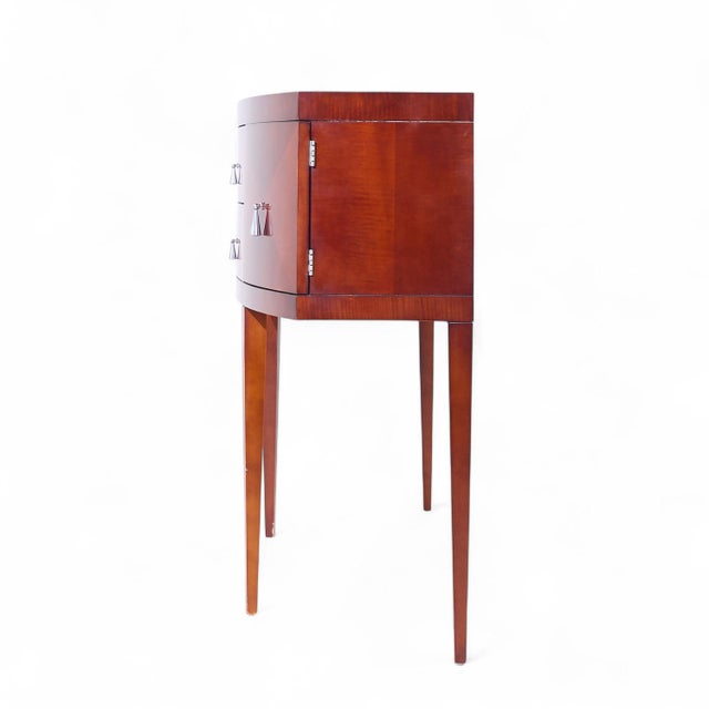 Late 20th Century Michael Vanderbyl for Baker Furniture Archetype Mahogany Credenza For Sale - Image 5 of 10