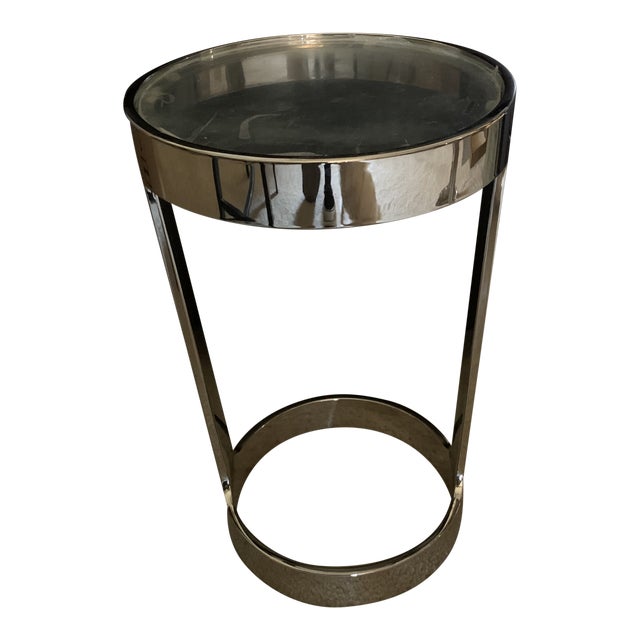 Restoration Hardware Lowe Round Side Table Chairish