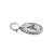 Modern David Yurman Cable Collectibles 925 Silver Diamond “A” Initial Charm Pendant For Sale - Image 3 of 8