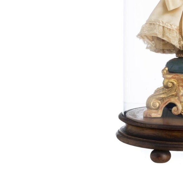 Religious Artist, Infant Jesus, 18th Century, Wood Sculpture For Sale - Image 3 of 6