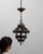 French 1900s French Copper Pendant Lantern With Openwork Dome Design For Sale - Image 3 of 18