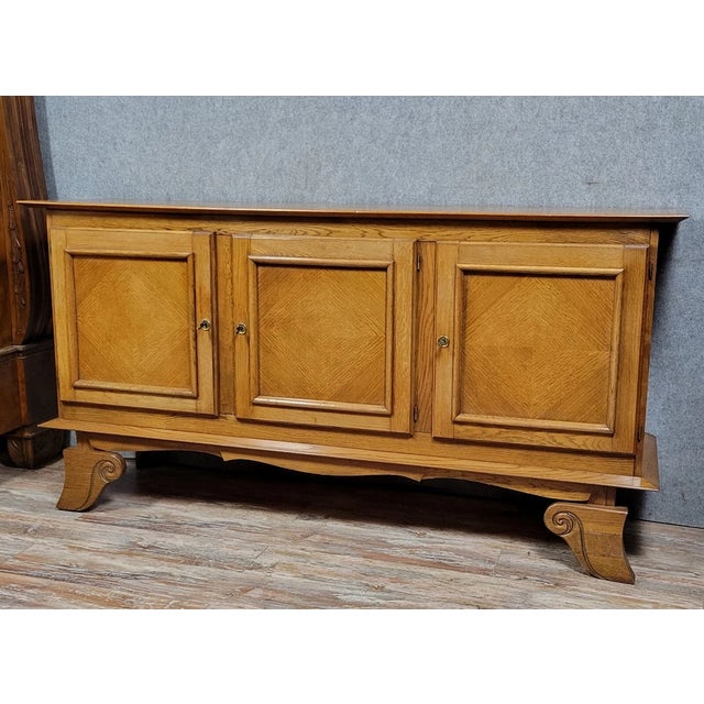 Art Deco Oak Sideboard, 1940 For Sale - Image 6 of 8