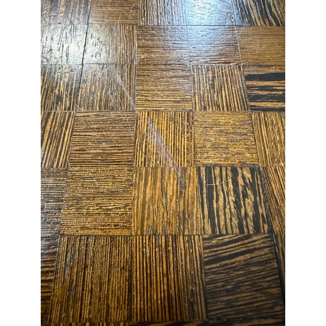 Wenge End-Grain Mosaic Coffee Table by Rolf Middelboe & Gorm Lindum for Tranekær Furniture, Denmark, 1970s For Sale - Image 15 of 17