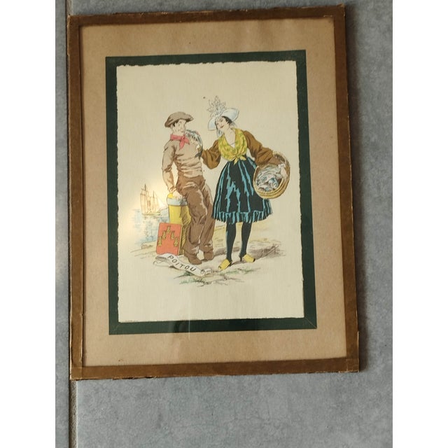 Alfred Renaudin / E. Naudy, Berry, Poitou, Lorraine & Touraine, Early 20th Century, Lithographs, Set of 4 For Sale - Image 11 of 18