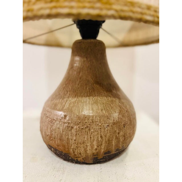 Mid-Century Ceramic Scandinavian Table Lamp, 1970s, in Very Good conditions. Designed 1970 to 1979 European Plug (up to...