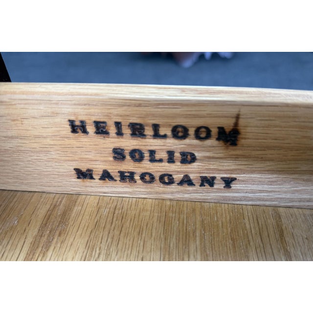 Brown Pair of Link Taylor Mahogany End Tables For Sale - Image 8 of 12