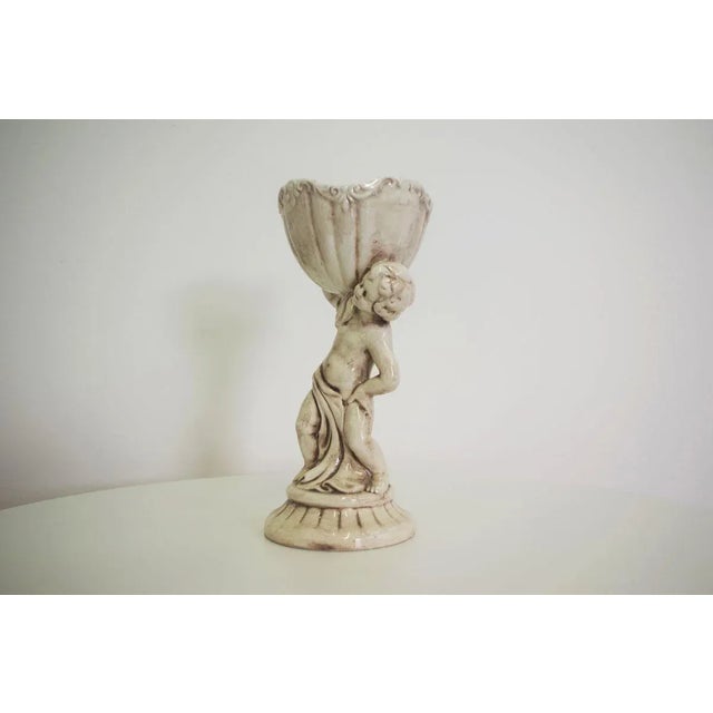 Mid-Century Ceramic Cherub For Sale - Image 4 of 15