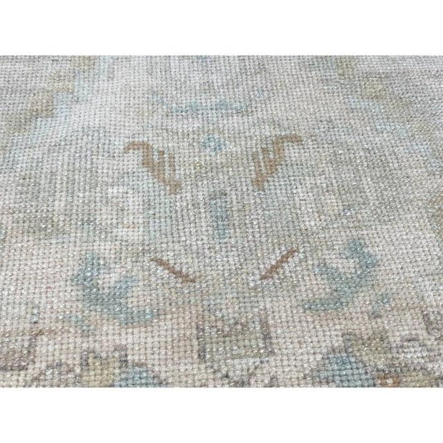 1960s Old Turkish Oushak Area Rug 2x3 For Sale In Dallas - Image 6 of 8