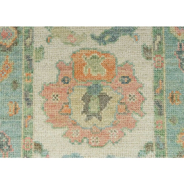 Turkish Oushak Rug 2'3" x 6'2" #20219 For Sale - Image 4 of 8