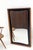 Mid-Century Modern Large Oiled Walnut Frame Mid-Century Modern Wall Mirror Mint For Sale - Image 3 of 13