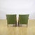 Art Deco Armchairs with Beech Armrests and Spring Padding in Green Skai, 1950s, Set of 2 For Sale - Image 4 of 9