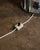 Chrome 1970s Italian Waterfall Murano Floor Lamp For Sale - Image 8 of 8