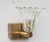 Art Deco Set of 3 Art Decò Barovier & Toso Wall Light Murano Art Glass and Brass, 1940s For Sale - Image 3 of 14