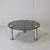 Round Coffee Table in Smoked Glass and Steel by Marco Zanuso for Zanotta Marcuso, 1970s For Sale - Image 9 of 9