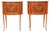 Vintage French MarquetryOval Bedside Tables, 1950s, Set of 2 For Sale - Image 10 of 12