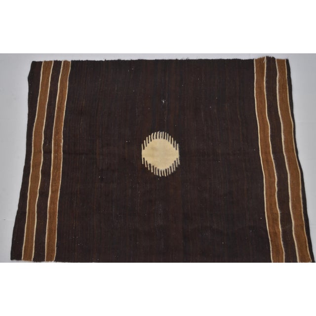 Turkish Vintage Angora Wool Area Carpet For Sale - Image 3 of 10