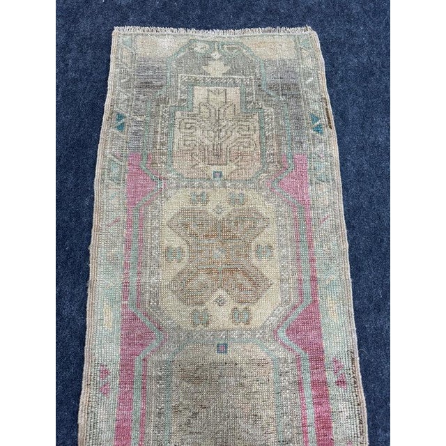 Turkish Yastik Rug 1'7" x 3'7" For Sale - Image 4 of 5