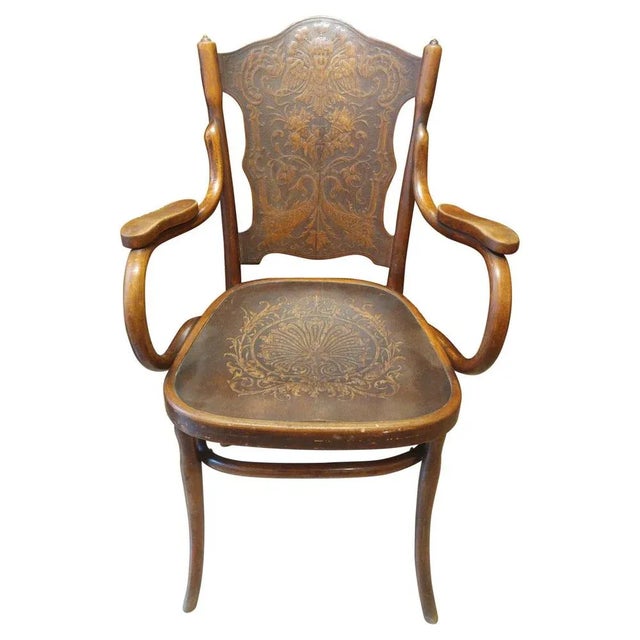 Side Chair attributed to Jakob & Josef Kohn Vienna For Sale - Image 11 of 11