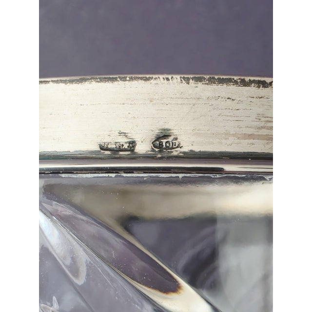 Crystal and 800 Silver Lidded Box by Mario Cioni, Florence, 1960s For Sale - Image 9 of 18