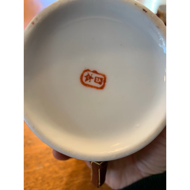 Ceramic Mid 20th Century Japanese Dragonware Moriage Tea Set Kutani Lithophane Serves 8 For Sale - Image 7 of 12