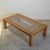 Coffee Table in Wood and Glass with Geometric Grid by Ettore Sottsass for Santambrogio e De Berti, 1970s For Sale - Image 12 of 12