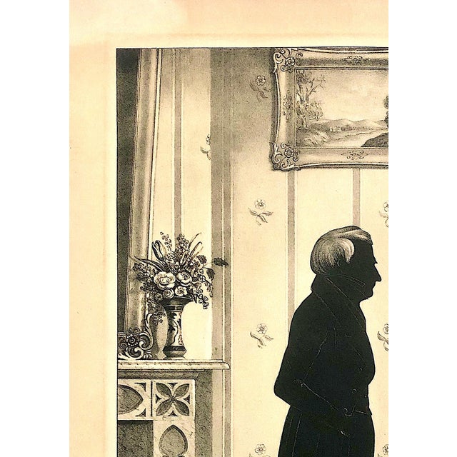 American President William Henry Harrison in a 1931 Facsimile Reissue of the 1844 Silhouette Lithograph, by William Henry Brown For Sale - Image 3 of 8