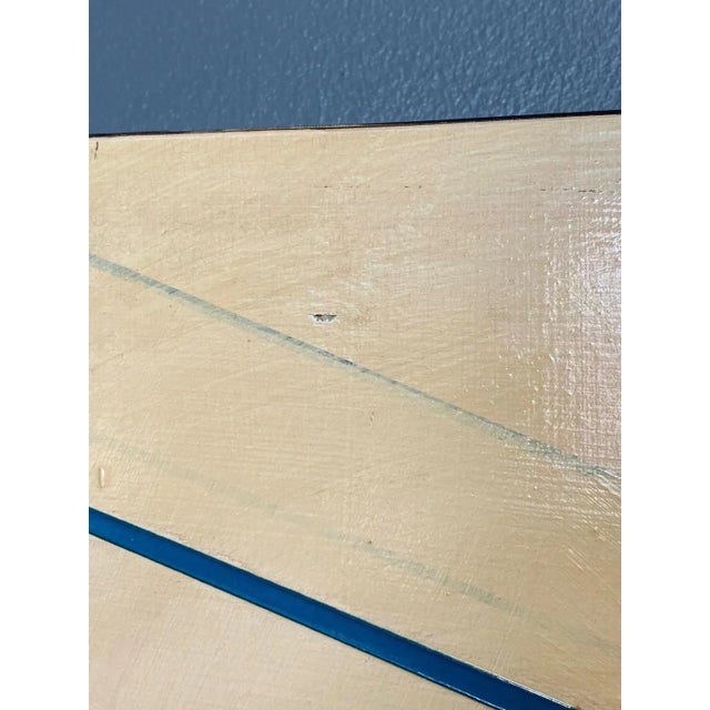 Yvan Moscatelli, Abstract Composition, Oil on Wood, 1994 For Sale - Image 9 of 11