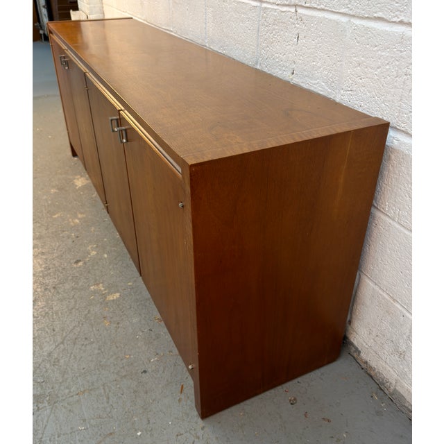 Mid 20th Century Mid-Century Chrome and Teak Sideboard by Founders For Sale - Image 5 of 14