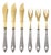 19th Century Silver Fish Utensils, Set of 6 For Sale