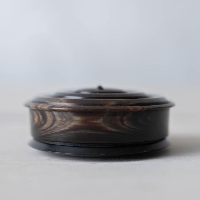 Victorian Bone Alphabet Letters in Turned Horn Box, c.1840 For Sale In Savannah - Image 6 of 8