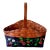 Vintage Hand-Painted Strawberry Gathering Basket For Sale